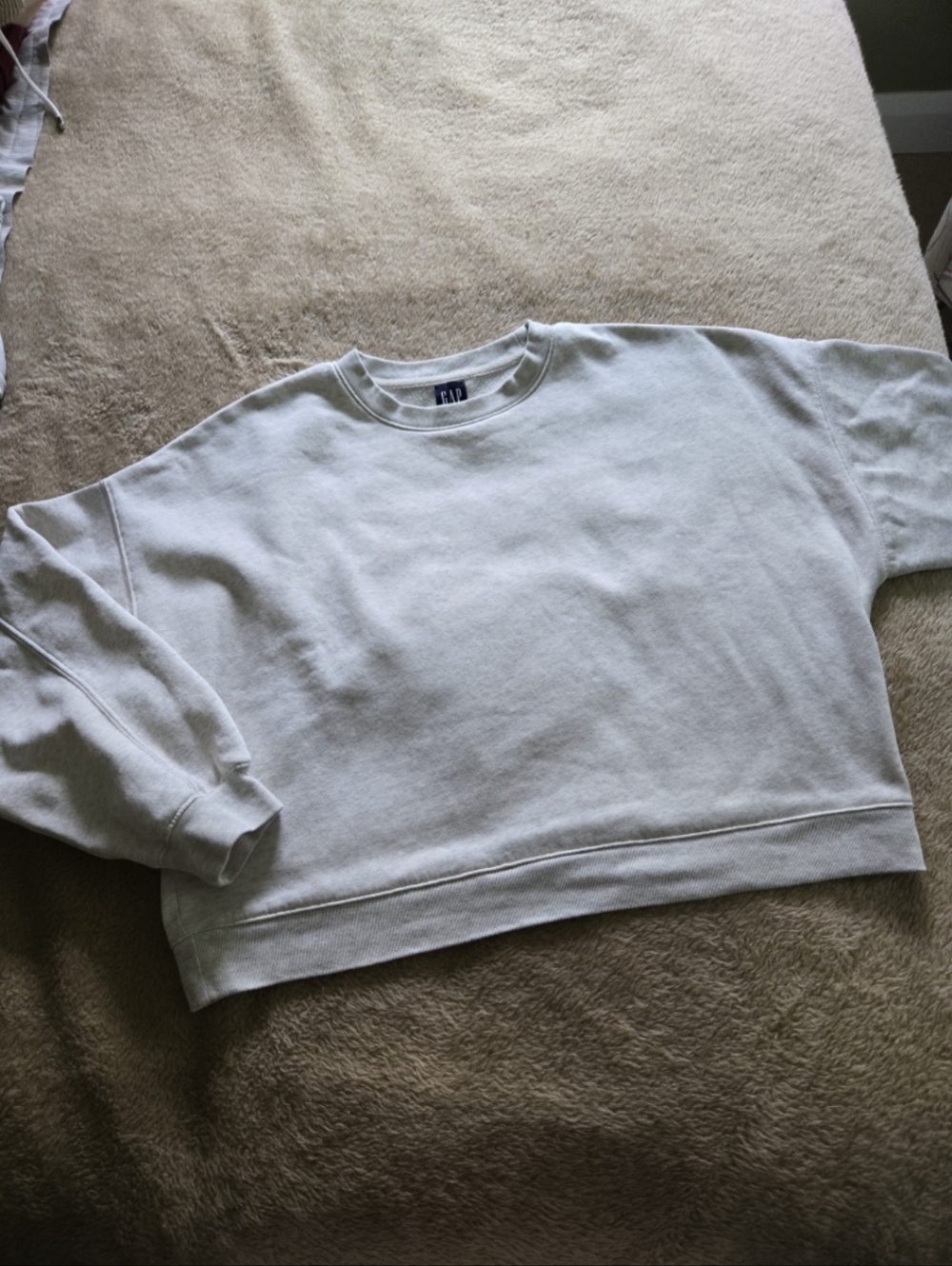GAP VintageSoft Wedge Crewneck Sweatshirt M